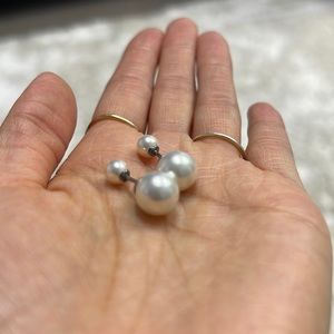 Pandora, double pearl earring